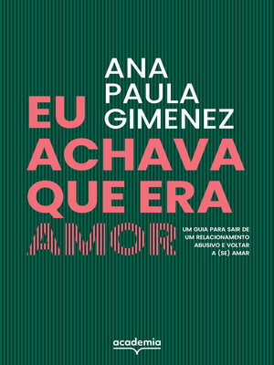 cover image of Eu achava que era amor
